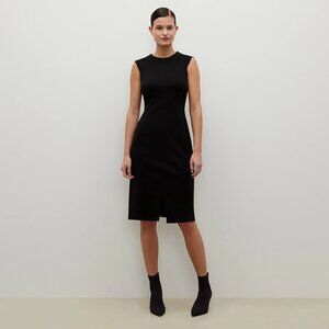 MM Lafleur Classic Black Midi Dress